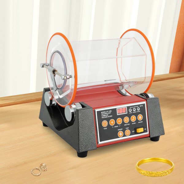 Polijstmachine, sieradenpolijstmachine, digitale displaypolijstmachine voor sieraden, staal, ijzer, koper, zink, aluminium