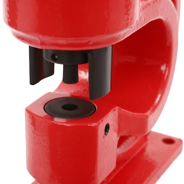 CH-60 hydraulische ponspers, ontwerp met enkele olieretour, 4 matrijzen, rood CH-60 hydraulische ponspers, ontwerp met enkele olieretour, 4 matrijzen, rood