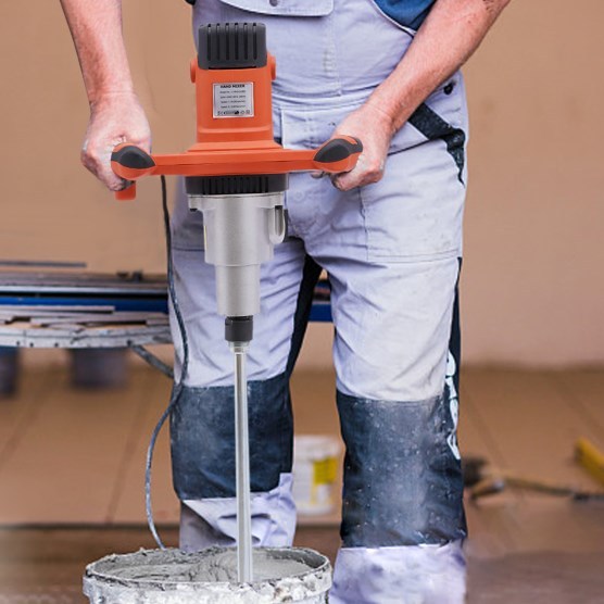 Handmatige dubbele roerder Mixer Dubbele roerder Betonroerder 1800W 2 versnellingen verstelbaar Handmatige dubbele roerder Mixer Dubbele roerder Betonroerder 1800W 2 versnellingen verstelbaar