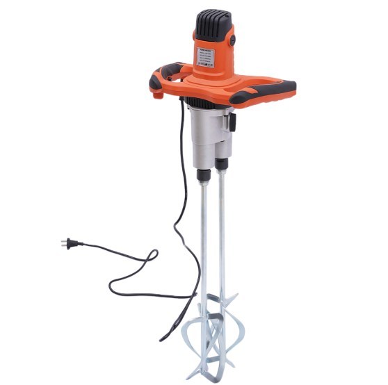 Handmatige dubbele roerder Mixer Dubbele roerder Betonroerder 1800W 2 versnellingen verstelbaar Handmatige dubbele roerder Mixer Dubbele roerder Betonroerder 1800W 2 versnellingen verstelbaar