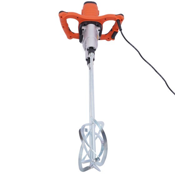 Handmatige dubbele roerder Mixer Dubbele roerder Betonroerder 1800W 2 versnellingen verstelbaar