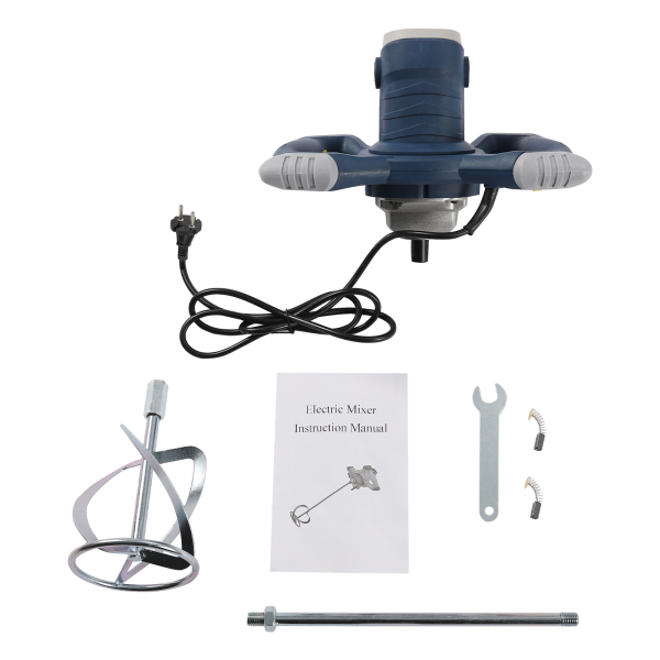 Mortelmixer voor gipsplaat, cement, verf, tegels, enz. Instelbare mengmachine met 6 snelheden Mortelmixer voor gipsplaat, cement, verf, tegels, enz. Instelbare mengmachine met 6 snelheden