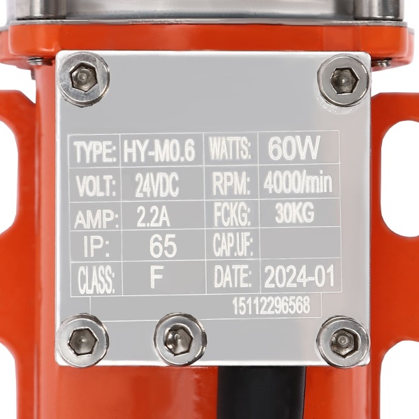 Trilmotor met snelheidsregelaar, elektrische trilmotor, trilmotor