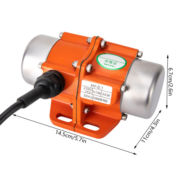Trilmotor, trilmotor 30W, 220V trilmotor met snelheidsregelaar