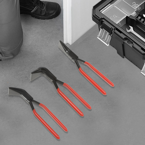 3-delige handnaadgereedschappen voor plaatwerk, plaatwerkbuigtangenset Recht, 45° en 90° metaalbuiggereedschap 3-delige handnaadgereedschappen voor plaatwerk, plaatwerkbuigtangenset Recht, 45° en 90° metaalbuiggereedschap