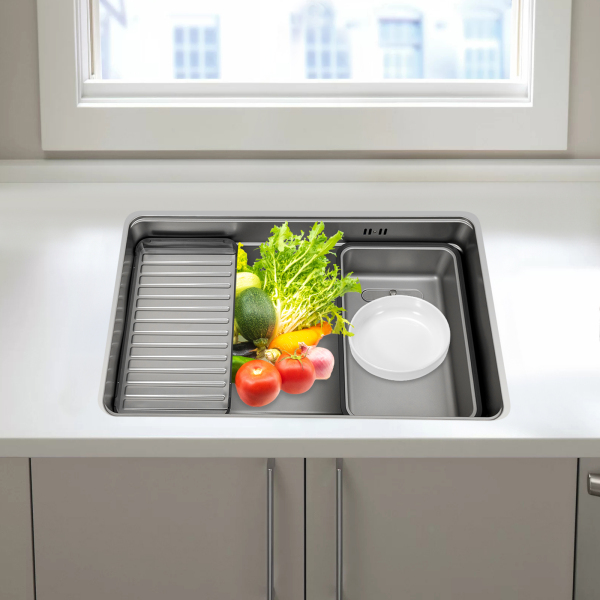RVS spoelbak, keuken spoelbak, moderne keuken spoelbak
