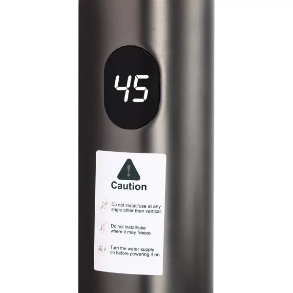 3,2 kW elektrische warmwaterkranen, snelle verwarming, 360 °, intelligent digitaal display, grijs 3,2 kW elektrische warmwaterkranen, snelle verwarming, 360 °, intelligent digitaal display, grijs