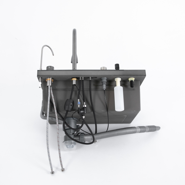 Pianoknop digitaal display Raindance spoelbak 68*46*22cm (spoelbak + accessoires)
