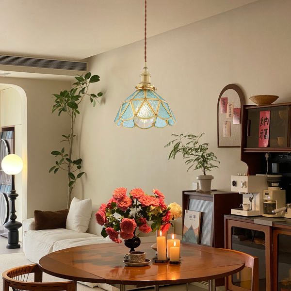 Moderne hanglamp Plafondlamp Hoogte Verstelbare hanglamp Geschikt voor een Eetkamer Keuken Eilanden Keuken Gang E27 Lake Blue