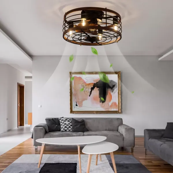 18 inch ventilatorpendel BT263 Plafond Bruin - Zonder lichtbron