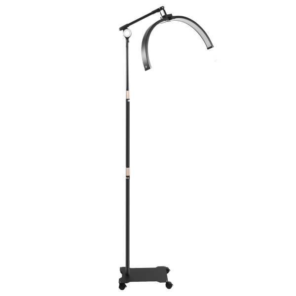 40W Zwart 28in Half Moon Light, Half Moon Lamp met Telefoonstandaard, Verstelbare Half Moon Light