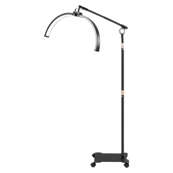 40W Zwart 28in Half Moon Light, Half Moon Lamp met Telefoonstandaard, Verstelbare Half Moon Light 40W Zwart 28in Half Moon Light, Half Moon Lamp met Telefoonstandaard, Verstelbare Half Moon Light