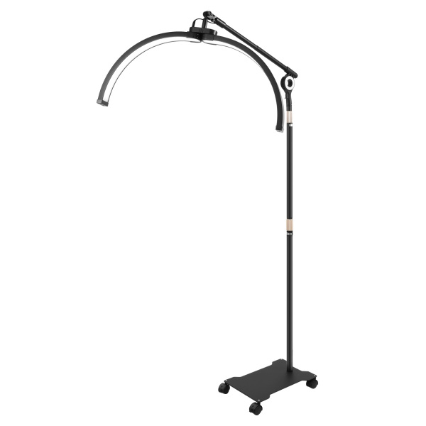 40W Zwart 28in Half Moon Light, Half Moon Lamp met Telefoonstandaard, Verstelbare Half Moon Light 40W Zwart 28in Half Moon Light, Half Moon Lamp met Telefoonstandaard, Verstelbare Half Moon Light