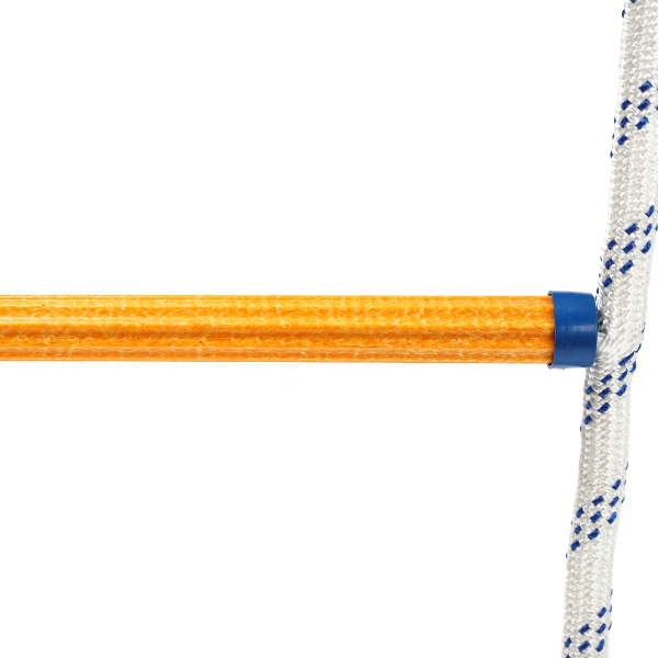 19.7FT Reddingsladder Touwladder Multifunctionele noodladder Zware reddingsladder voor snel gebruik bij brandrampen