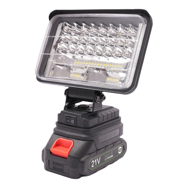 LED Werklamp, Draagbare LED Verlichting, Snoerloze LED Verlichting, Brandduur: Ongeveer 6 uur, 48W, Zwart LED Werklamp, Draagbare LED Verlichting, Snoerloze LED Verlichting, Brandduur: Ongeveer 6 uur, 48W, Zwart