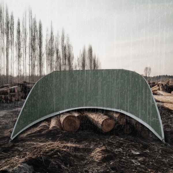 3x5m zeildoek Waterdicht zeildoek met versterkte randen Dekzeil met oogjes voor voertuigzwembadtent