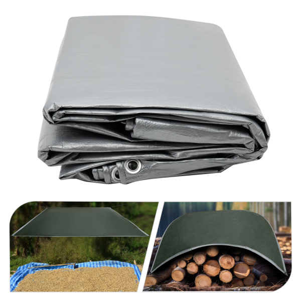 3x5m zeildoek Waterdicht zeildoek met versterkte randen Dekzeil met oogjes voor voertuigzwembadtent 3x5m zeildoek Waterdicht zeildoek met versterkte randen Dekzeil met oogjes voor voertuigzwembadtent
