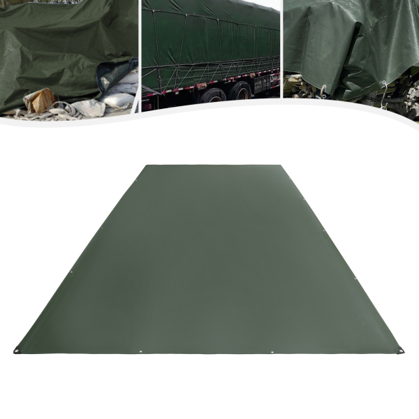Afdekzeil 3 x 5 m Waterdicht afdekzeil met versterkte randen Afdekzeil met oogjes voor voertuig/zwembad/tent groen Afdekzeil 3 x 5 m Waterdicht afdekzeil met versterkte randen Afdekzeil met oogjes voor voertuig/zwembad/tent groen