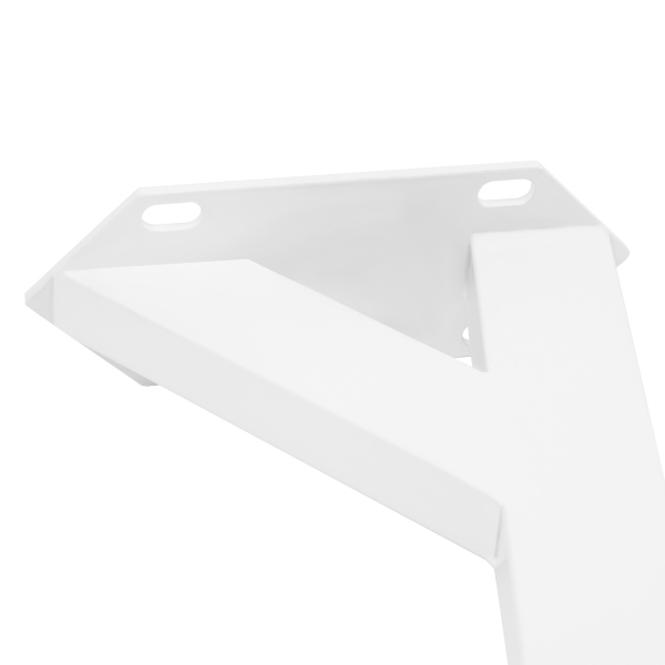 4 stuks Y-vormige moderne bureaupoten, tafelpoten, metalen tafelpoten voor salontafels - wit