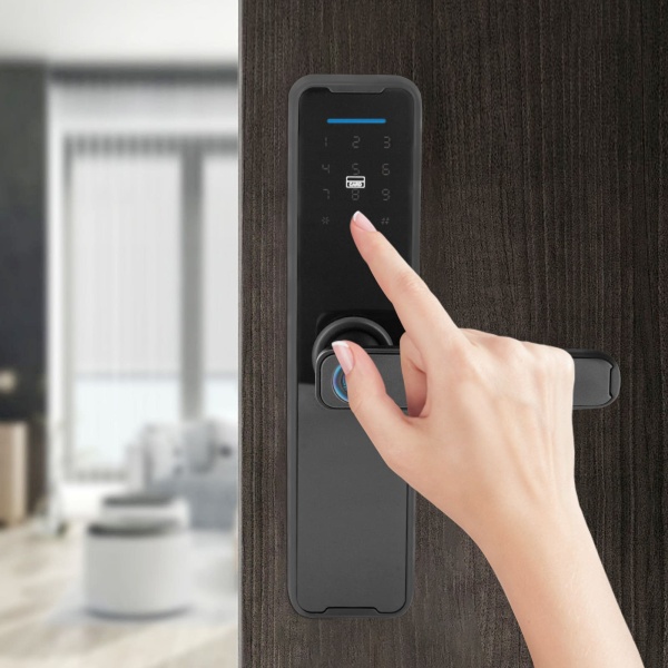 Vingerafdrukdeurslot, slimme deurklink, biometrisch deurslot Vingerafdrukdeurslot, slimme deurklink, biometrisch deurslot