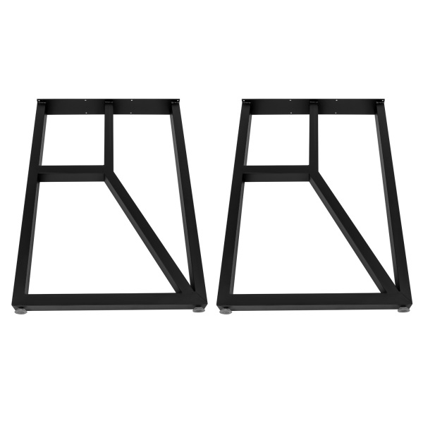 Metalen Meubelpoten, Zwarte Meubelpoten, 2 Tafelpoten