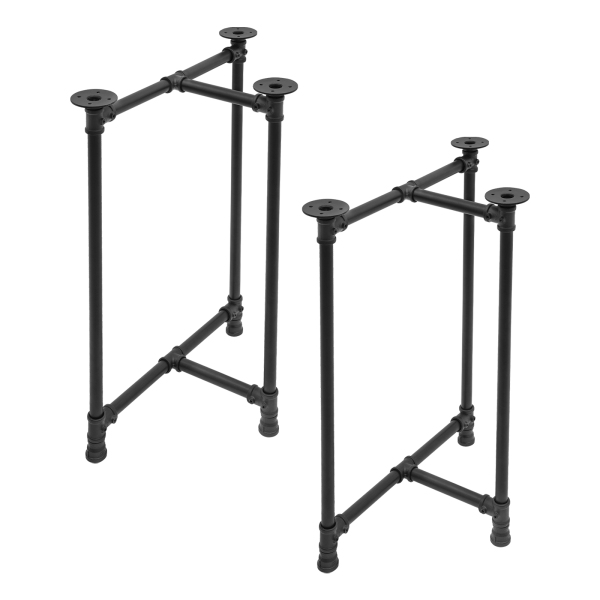 Tafelpoten Metalen bureaupoten 28-inch tafelpoten Set van 2 Zwart 29*55*71cm Geschikt voor eettafels Computerbureaus Bureaus Studeertafels