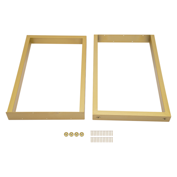 Metalen Meubelpoten Industriële Metalen Tafelpoten Eettafelpoten Geschikt Voor Slaapkamers Hotels Eetkamers 50*7*71cm Goud