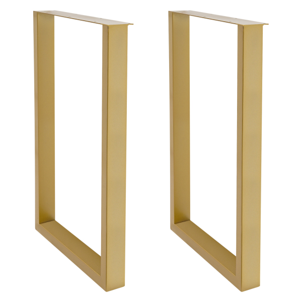 Metalen Meubelpoten Industriële Metalen Tafelpoten Eettafelpoten Geschikt Voor Slaapkamers Hotels Eetkamers 50*7*71cm Goud