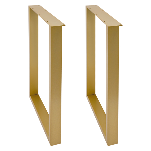 Metalen Meubelpoten Industriële Metalen Tafelpoten Eettafelpoten Geschikt Voor Slaapkamers Hotels Eetkamers 50*7*71cm Goud