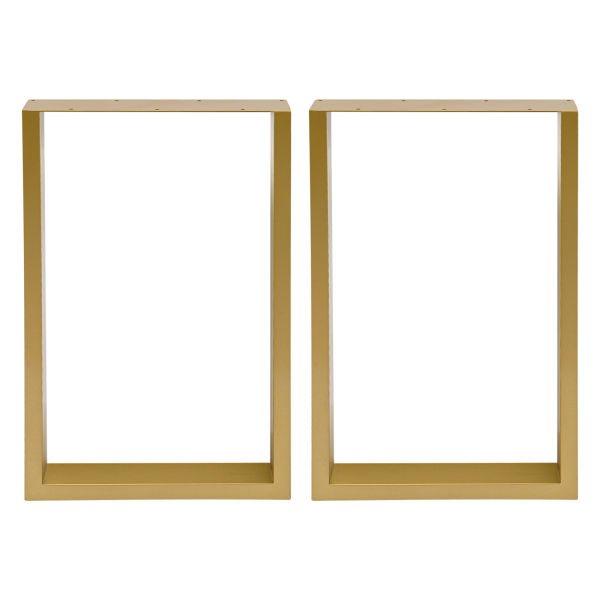 Metalen Meubelpoten Industriële Metalen Tafelpoten Eettafelpoten Geschikt Voor Slaapkamers Hotels Eetkamers 50*7*71cm Goud