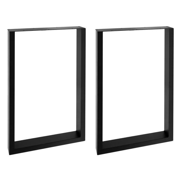 Metalen Meubelpoten Industriële Metalen Tafelpoten Eettafelpoten Geschikt Voor Slaapkamers Hotels Eetkamers 50*7*71cm Zwart