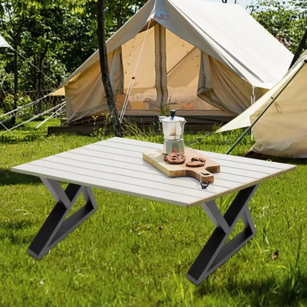 2 stuks meubelpoten industriële rustieke vierkante buis tafelpoten voor doe-het-zelf bankpoten 40 cm (zwart)