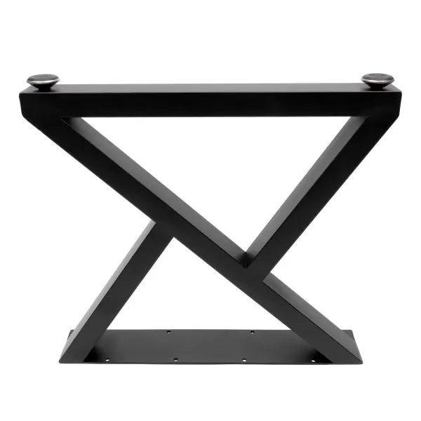 2 stuks meubelpoten industriële rustieke vierkante buis tafelpoten voor doe-het-zelf bankpoten 40 cm (zwart)