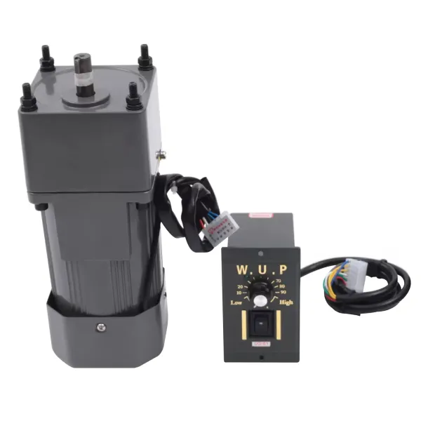 Snelheid Motor Snelheidsreductiemiddel Vertraging AC-omkeerbare motor met snelheidsregelaar en beugel 90W 20K
