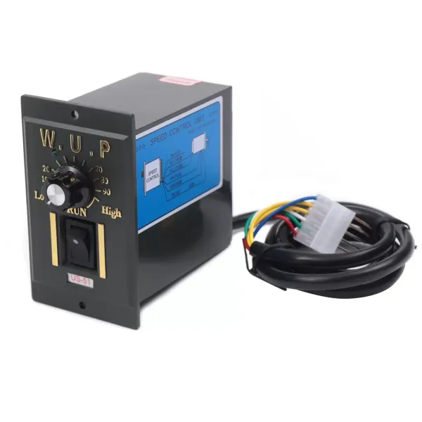 Snelheid Motor Snelheidsreductiemiddel Vertraging AC-omkeerbare motor met snelheidsregelaar en beugel 90W 20K