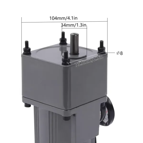 Snelheid Motor Snelheidsreductiemiddel Vertraging AC-omkeerbare motor met snelheidsregelaar en beugel 90W 20K