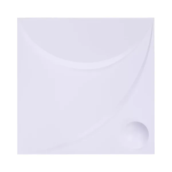 Set van 12 3D-wandpanelen 50 x 50 cm wit PVC voor slaapkamer woonkamer