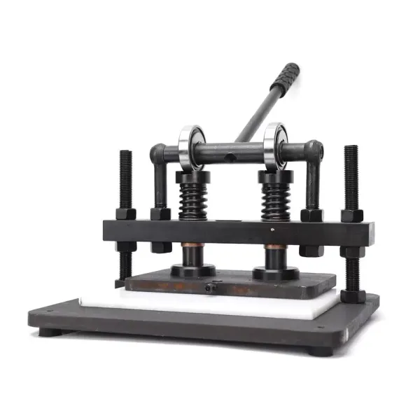 Embossingpers 260 x 160 mm - ponsmachine en embossingmachine - handmatige lederen stansmachine voor het snijden van verschillende materialen (0-10 mm)