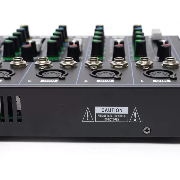 Bluetooth Audio Mixer 7 Kanaals USB DJ Sound 48V Phantom Mixing Console voor Gitaristen, Zangers of Producenten Bluetooth Audio Mixer 7 Kanaals USB DJ Sound 48V Phantom Mixing Console voor Gitaristen, Zangers of Producenten