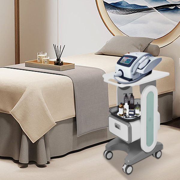 Medische kar met wielen, mobiele cosmetische instrumentenwagen, rollende gereedschapswagen 14,17 * 17,32 inch Medische kar met wielen, mobiele cosmetische instrumentenwagen, rollende gereedschapswagen 14,17 * 17,32 inch