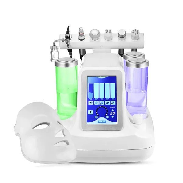 6 in 1 dermabrasieapparaat - Diepe reiniging - Bio RF - Dermabrasie - Moisturizer - Gezicht
