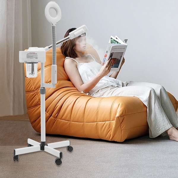 Ozon Steamer 750W 2 in 1 Schoonheidssalon Steamer Gezichtssauna Koplamp Hot Mist 680ml