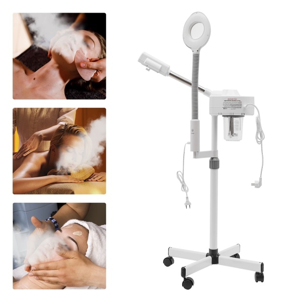Ozon Steamer 750W 2 in 1 Schoonheidssalon Steamer Gezichtssauna Koplamp Hot Mist 680ml
