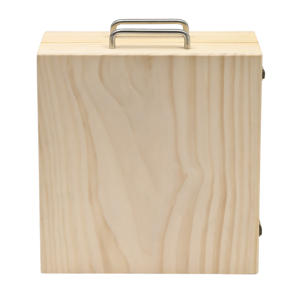 Draagbare houten displaybox voor essentiële oliën, gebruikt in huizen, slaapkamers, woonkamers en kantoren Draagbare houten displaybox voor essentiële oliën, gebruikt in huizen, slaapkamers, woonkamers en kantoren