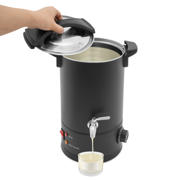8L Wax Melter, Grote Wax Melter, Elektrische Wax Melt Kit kan worden gebruikt om te smelten zoals sojawas, paraffinewas, bijenwas - Zwart