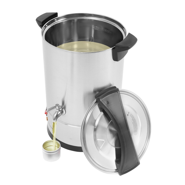 12L Wax Melter, Large Wax Melter, Electric Wax Melt Kit kan worden gebruikt om te smelten zoals sojawas, paraffinewas, bijenwas - zilver