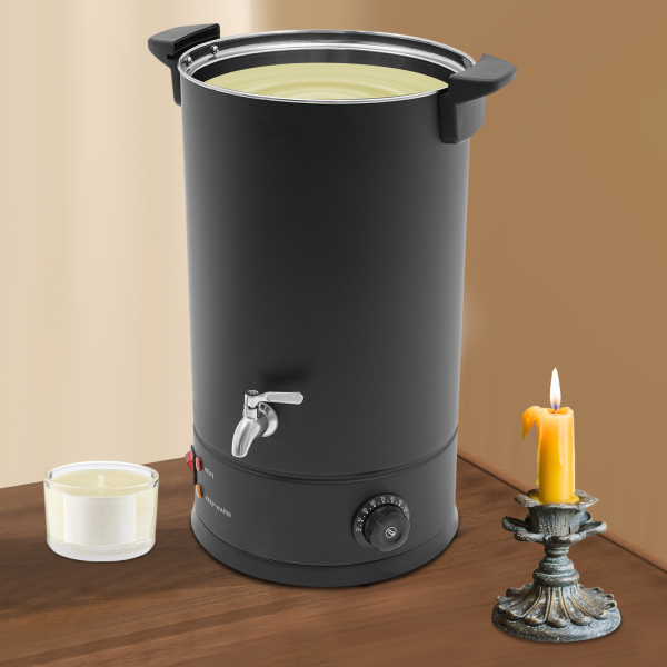15L Elektrische Wax Smelt Oven, Wax Smeltmachine, Wax Smeltmachine voor het Maken van Kaarsen - Zwart