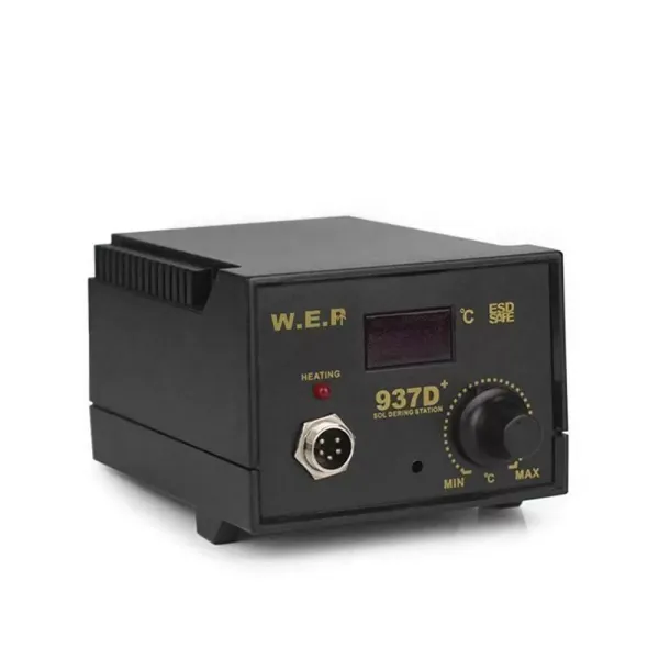 937D + Rework Soldeerbout Desolderen Soldeerstation Lassen 60W ESD LED Digitale Verstelbare Hete Lucht Soldeerkit