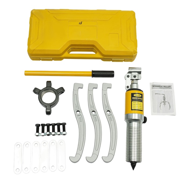 Hydraulische tandwieltrekkerset, Hydraulische trekker, tandwielen trekken voor naafflenzen 15T hydraulische trekkerpompgereedschapsset