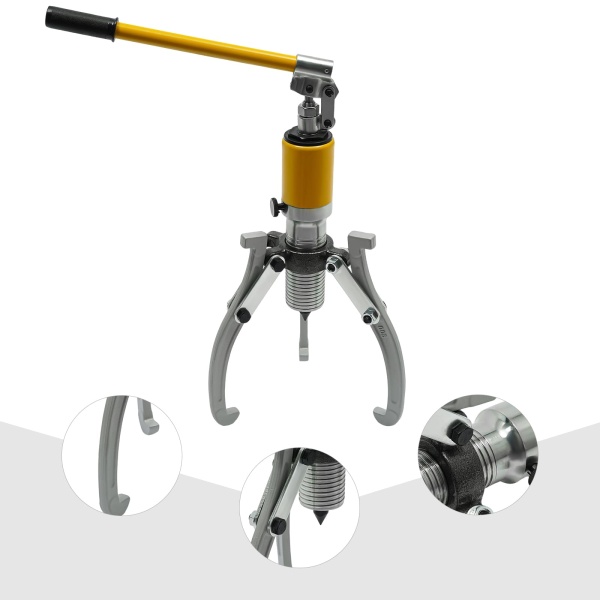Hydraulische tandwieltrekkerset, Hydraulische trekker, tandwielen trekken voor naafflenzen 15T hydraulische trekkerpompgereedschapsset